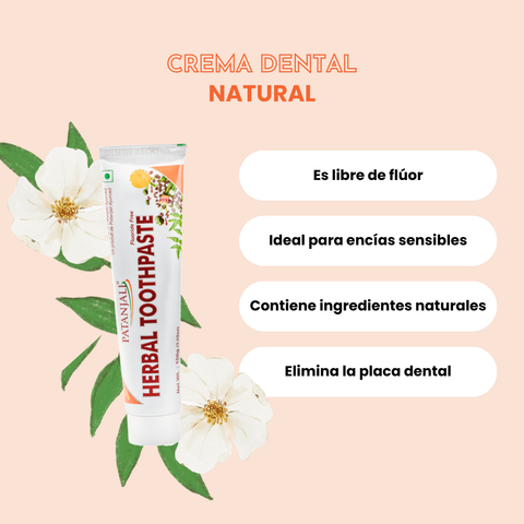 Crema Dental Libre de Químicos - Patanjali