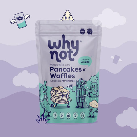 Mezcla Pancakes o Waffles de Almendra Vainilla Why Not