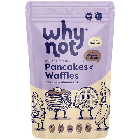 Mezcla Pancakes o Waffles de Almendra con Chips Chocolate Why Not