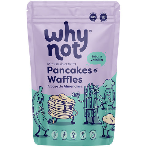 Mezcla Pancakes o Waffles de Almendra Vainilla Why Not
