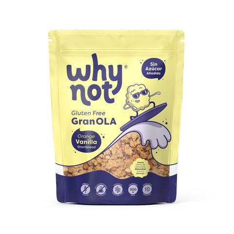 Granola Orange Vanilla Shortbread