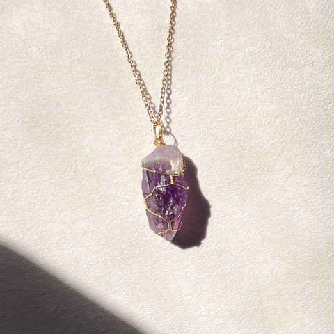 Collar en Cuarzo Amatista