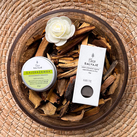 Kit Desodorante Natural + Jabón en Barra Natural (Mini)