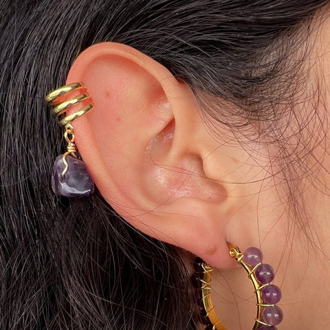 Earcuff con Cuarzo